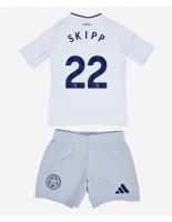 Leicester City Oliver Skipp #22 Tredjedraktsett Barn 2024-25 Korte ermer (+ bukser)